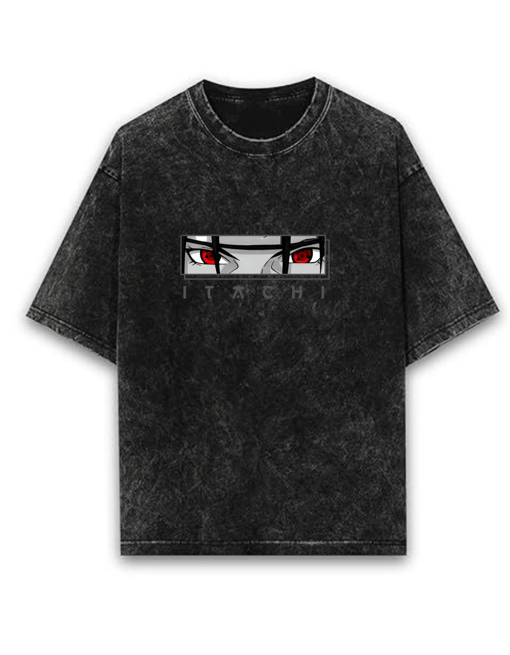 Itachi Uchiha Acid wash  Oversized T-Shirt