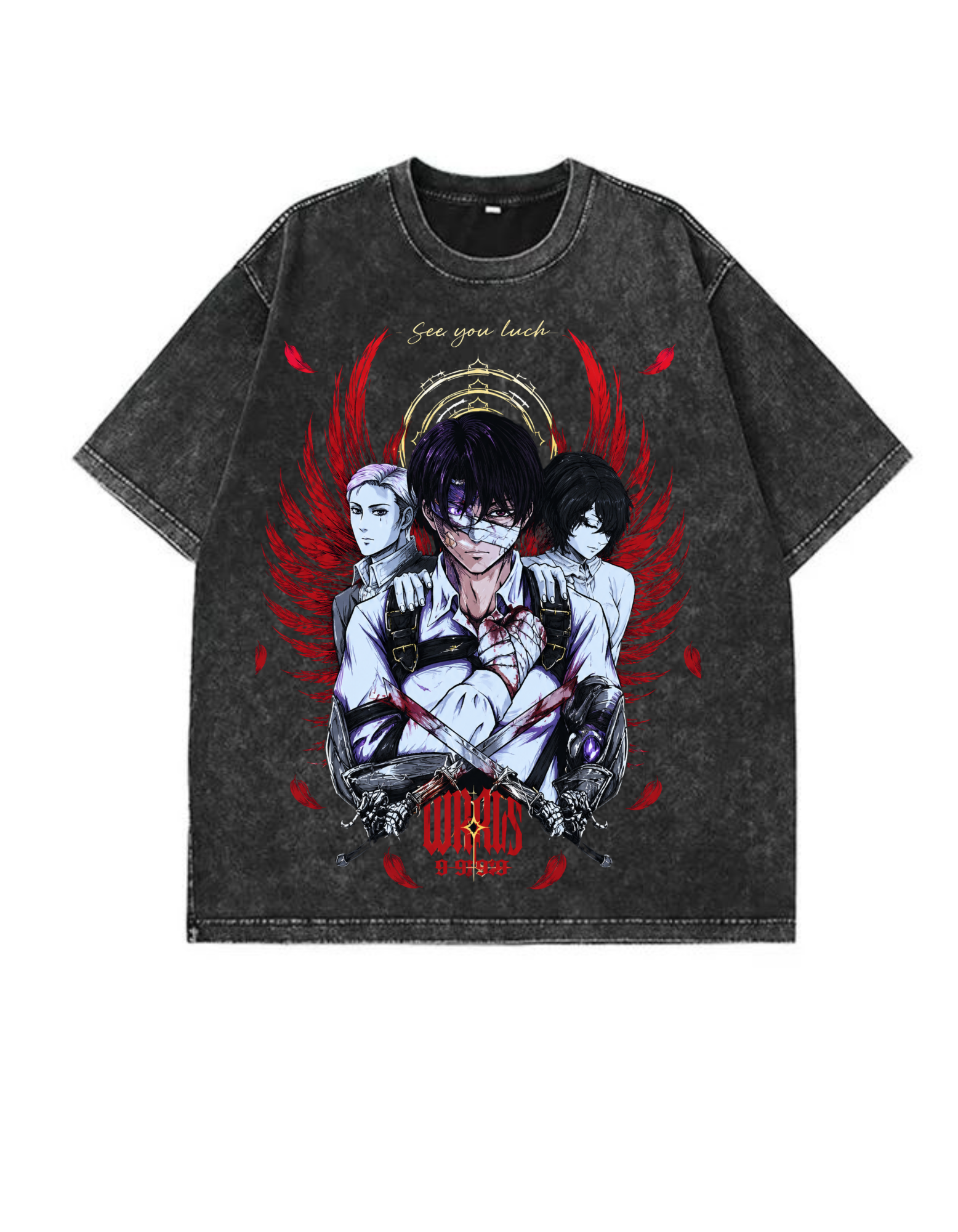 LEVI Acid Washed Oversized T-Shirt